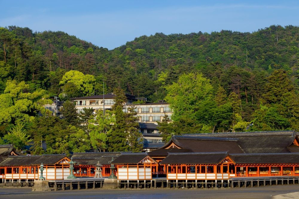 Miyajima Grand Hotel Arimoto Хацукаити Экстерьер фото